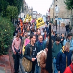 Manifestation contre le chmage et la prcarit le 8 octobre 2003 photo n26 